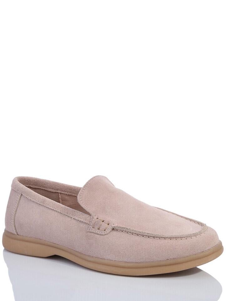 Лоферы замшевые Hengji N335-5 р. 39 Бежевый