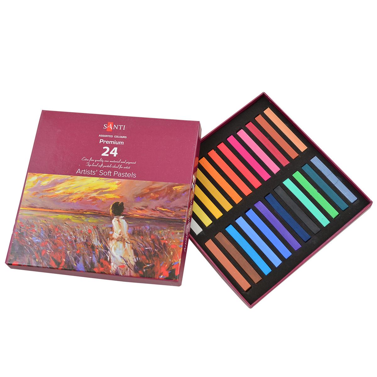 Пастель сухая художественная Santi 24 цвета (353275)