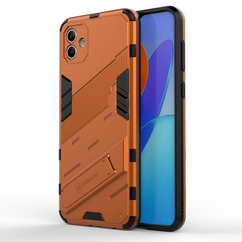 Защитный чехол BIBERCAS для Samsung Galaxy A04 A045 (с подставкой) Orange (31146-2C)