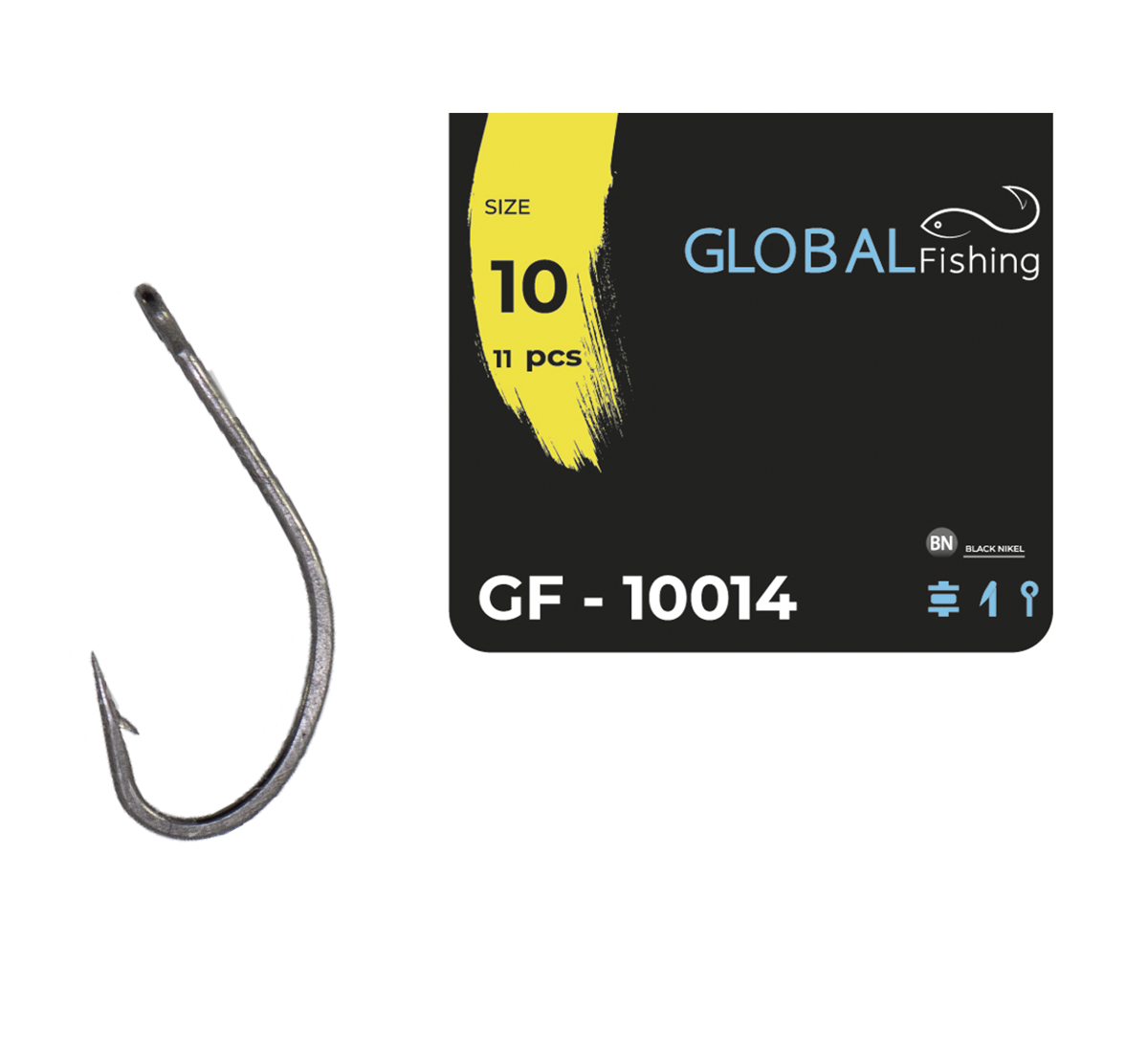 Крючок Global Fishing GF-10014 №10 (1646887690)