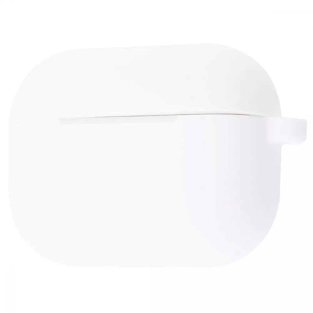 Чехол Silicone Case New для наушников AirPods Pro с карабином White (0835a5b5)