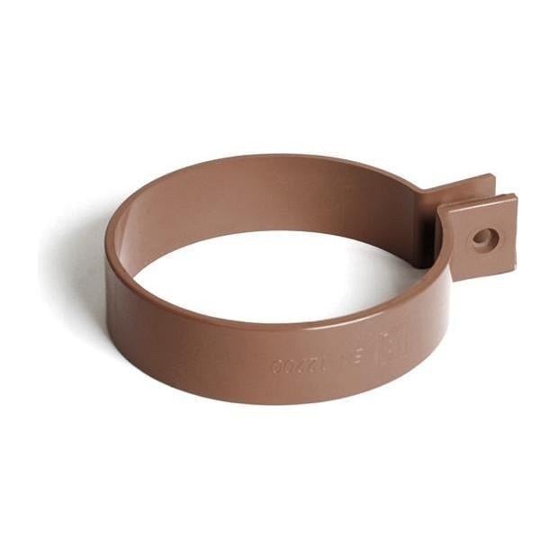Хомут трубы 90 мм Коричневый (8017)