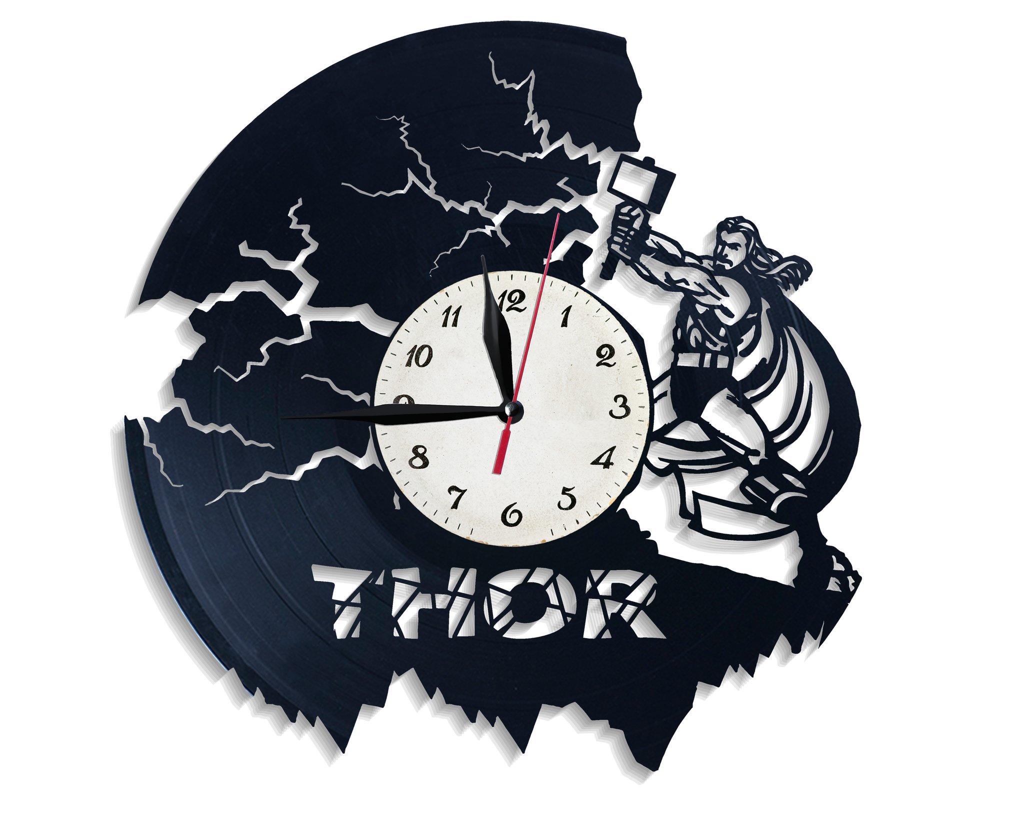 Часы настенные Тор 2863 из виниловой пластинки