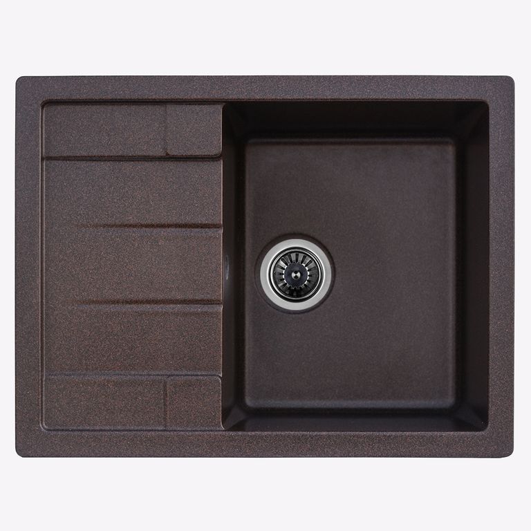 Мойка кухонная Platinum Lotos 6550S Шоколад (353275)