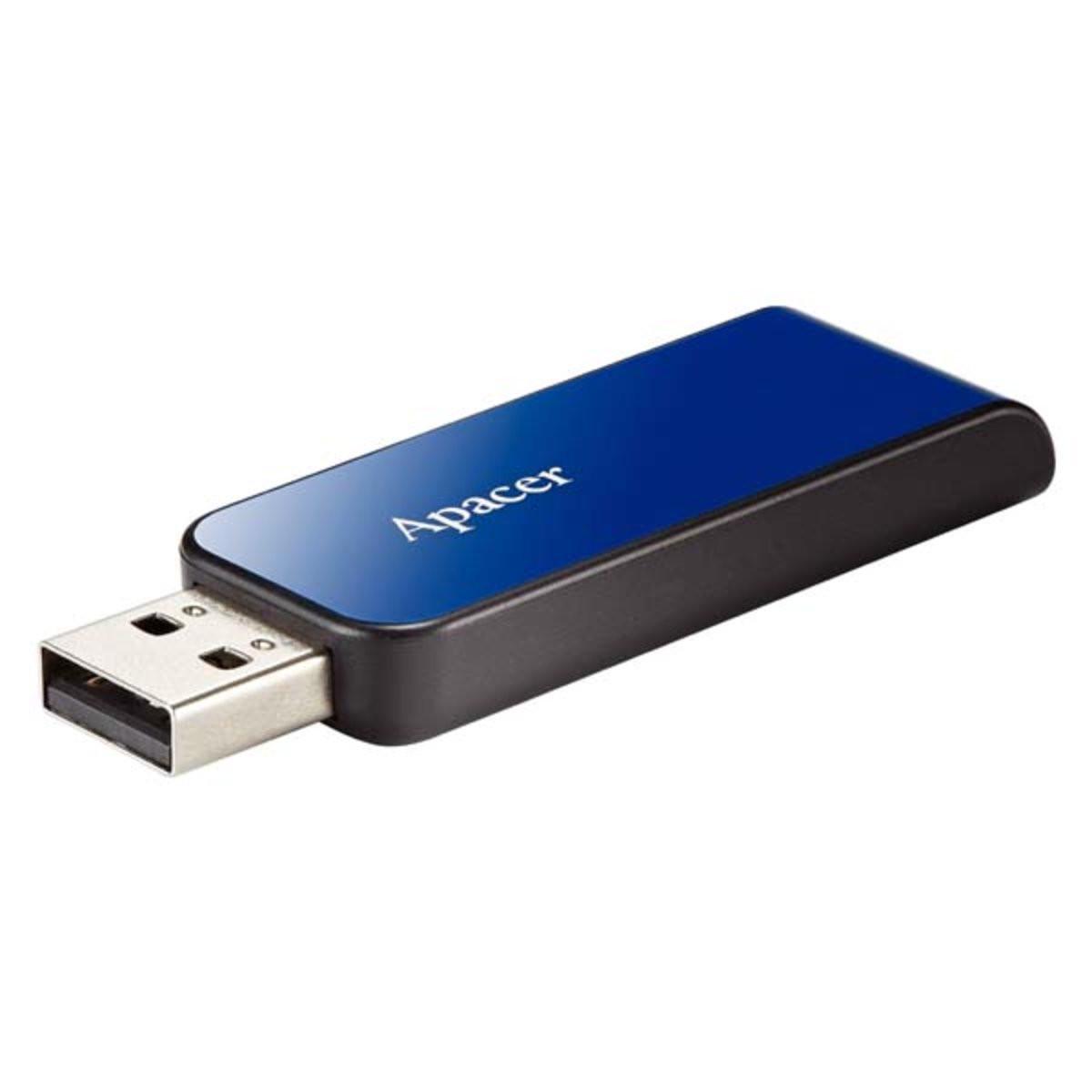 Flash Apacer USB 2.0 AH334 16Gb blue (29caa1-15418)