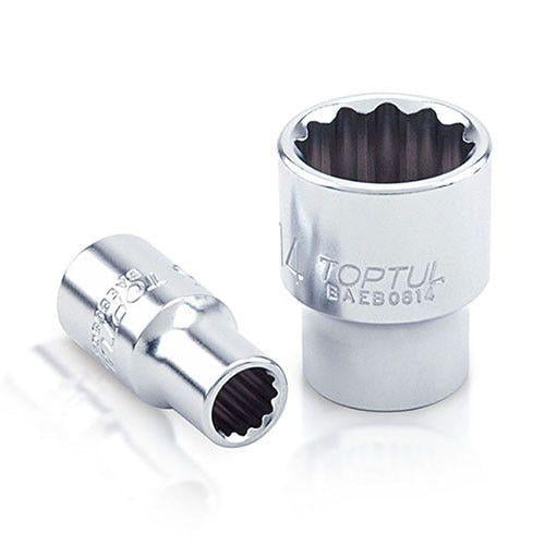 Головка Toptul торцевая 1/4" 12 мм 12-гранная BAEB0812 (68517)