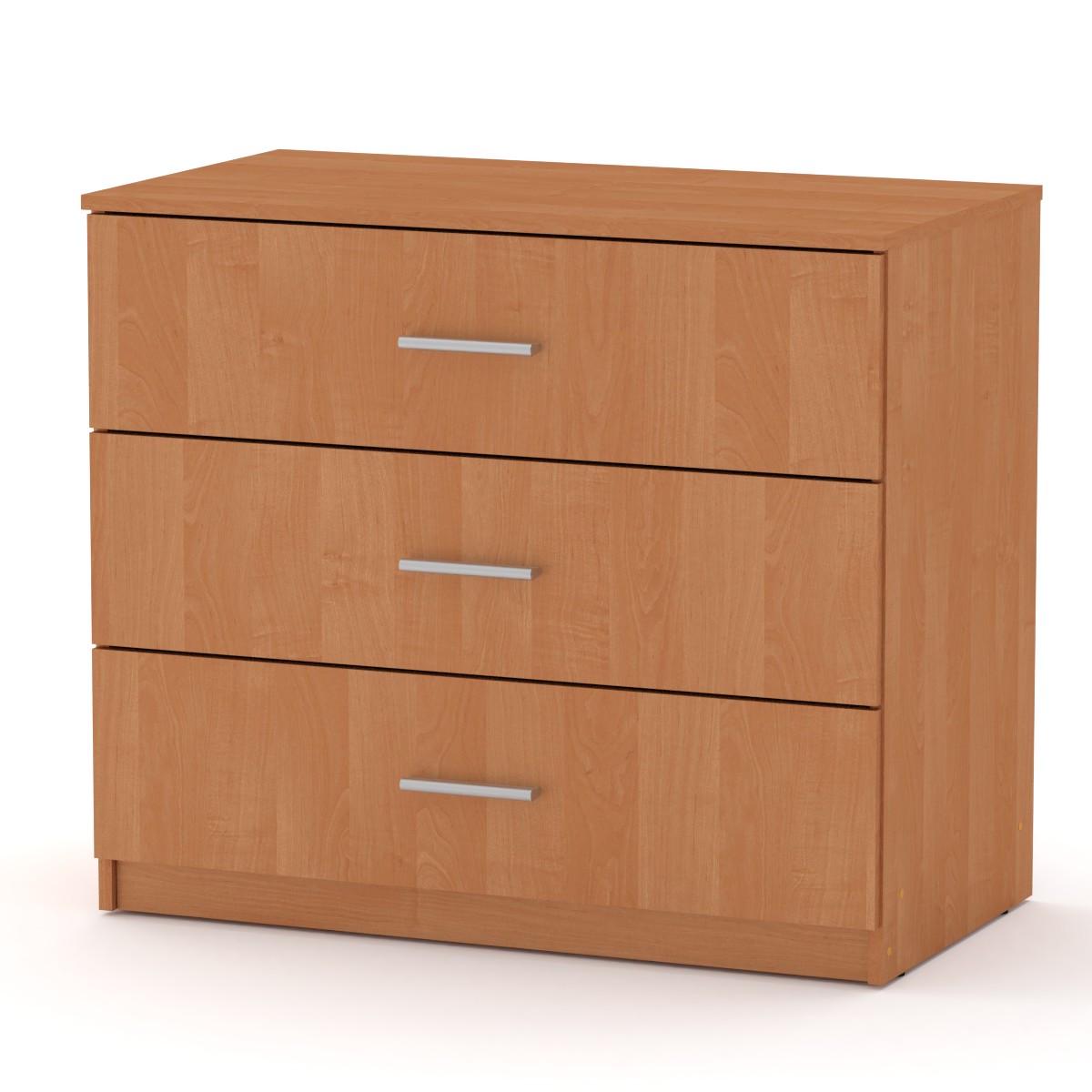 Комод Компаніт з 3 шухлядами 91х49,3х78,2 см Вільха (26932850)