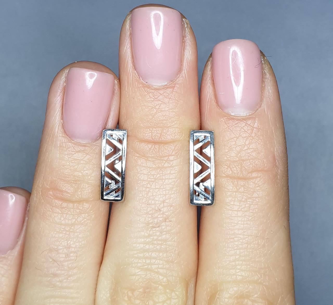 Серьги серебряные 1,92 г (1387677959)