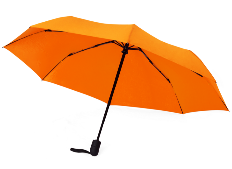 Парасоля складна автомат Discover Milano Помаранчевий (5005-03)