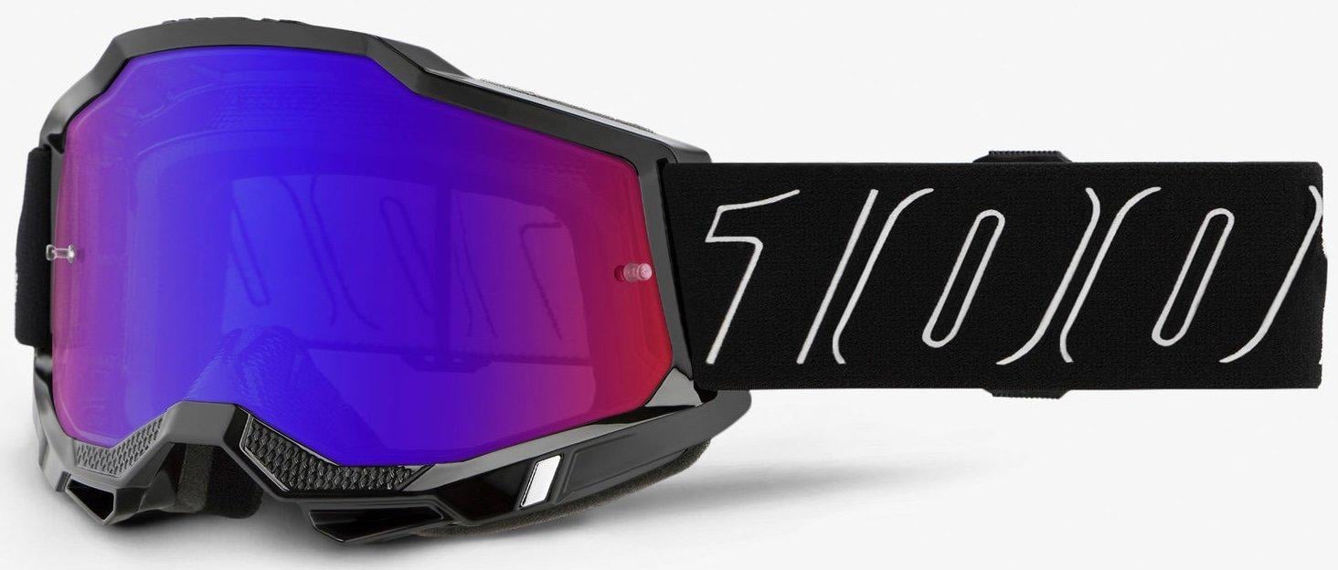 Мотоокуляри 100% ACCURI 2 Goggle Blackline Mirror Red Lens (39431)