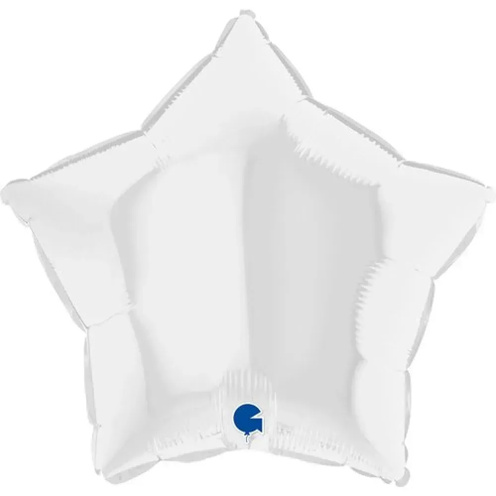 Звезда фольгированная Grabo 45 см Белый (200000100)