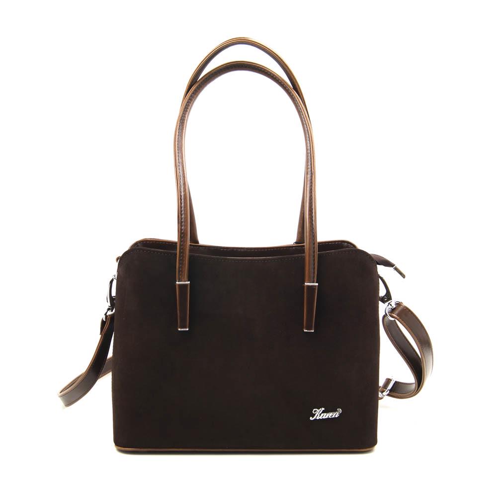 Сумка Karen Almas 29х13,5х21 см Brown (116410)
