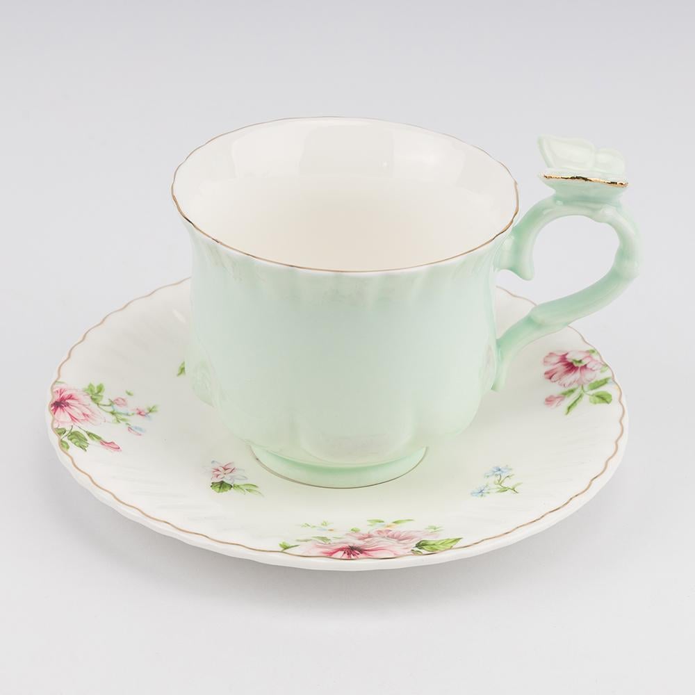Набор чайных чашек и блюдец Нежный вальс на 6 персон 260 мл (9292-007) - фото 6