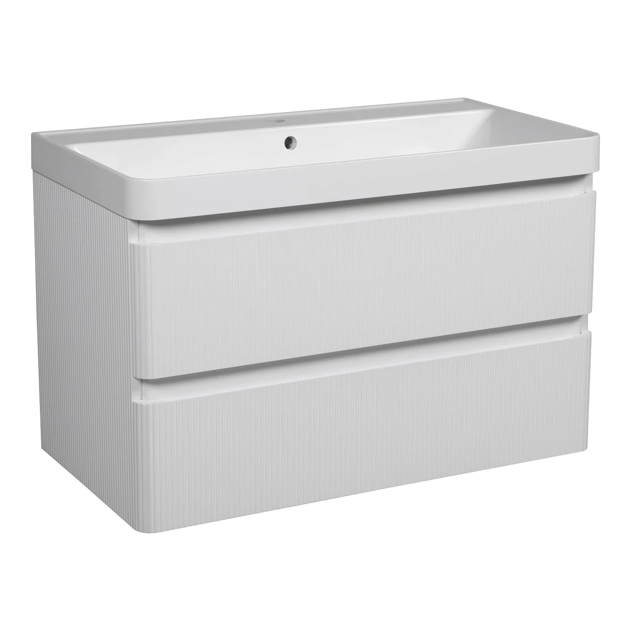 Тумба Акцент Люкс 037 консольна з умивальником Deep 90 см White matt (2452818294) Тумба Акцент Люкс 037 консольна з умивальником Deep 90 см White matt (2452818294)