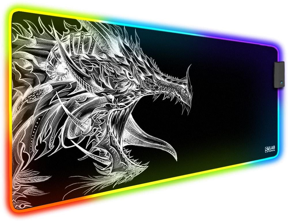 Коврик для мыши с подсветкой SHLab Spectra Дракон 70x30 см (33616) Коврик для мыши с подсветкой SHLab Spectra Дракон 70x30 см (33616)