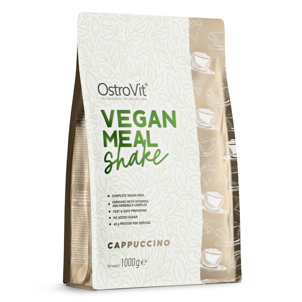 Протеин Ostrovit Vegan Meal Shake Cappuccino 1000 г Протеин Ostrovit Vegan Meal Shake Cappuccino 1000 г