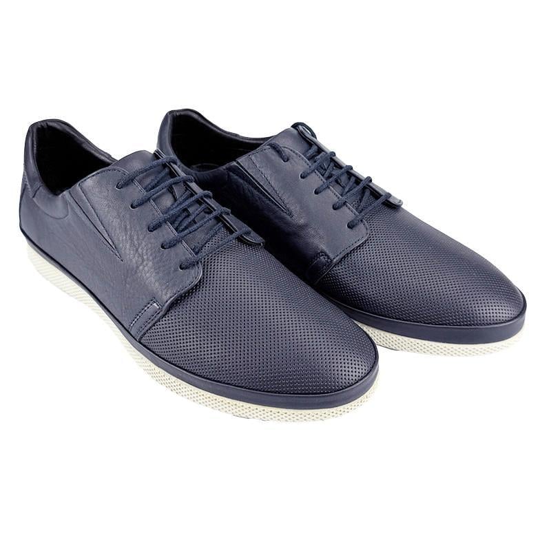 Туфли мужские кожаные N-00883 p. 40 26 см Синий - фото 3