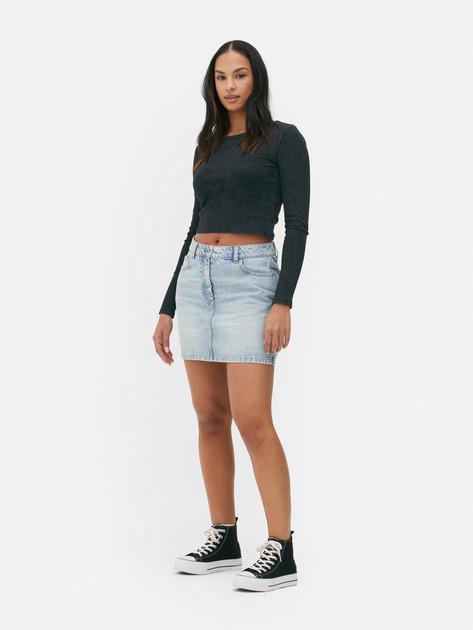 Юбка Primark 9345313 р. 38 Голубой