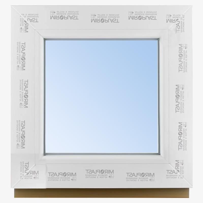 Окно металлопластиковое WDS MiroPlast глухое 600х650 мм