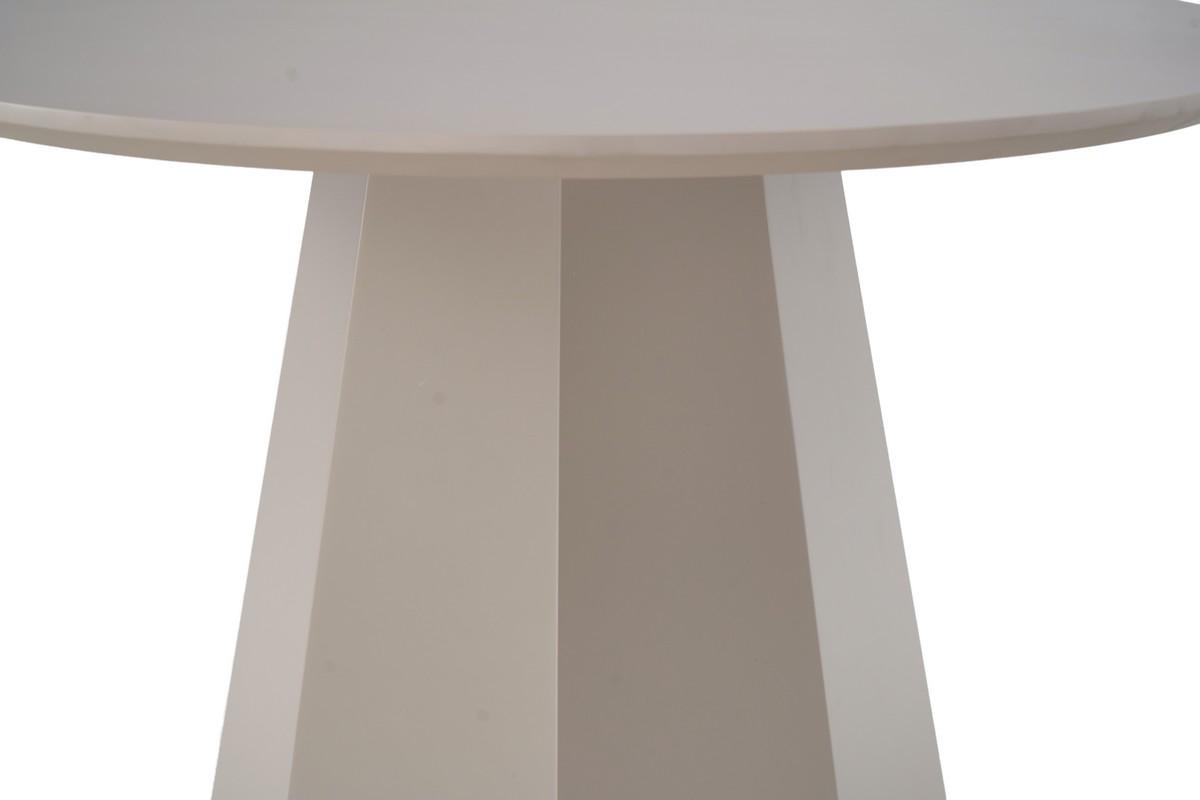 Стіл обідній круглий Ветро 900/760 мм МДФ Теплий пісок (TМ-200-1) - фото 4 Стіл обідній круглий Ветро 900/760 мм МДФ Теплий пісок (TМ-200-1) - фото 4