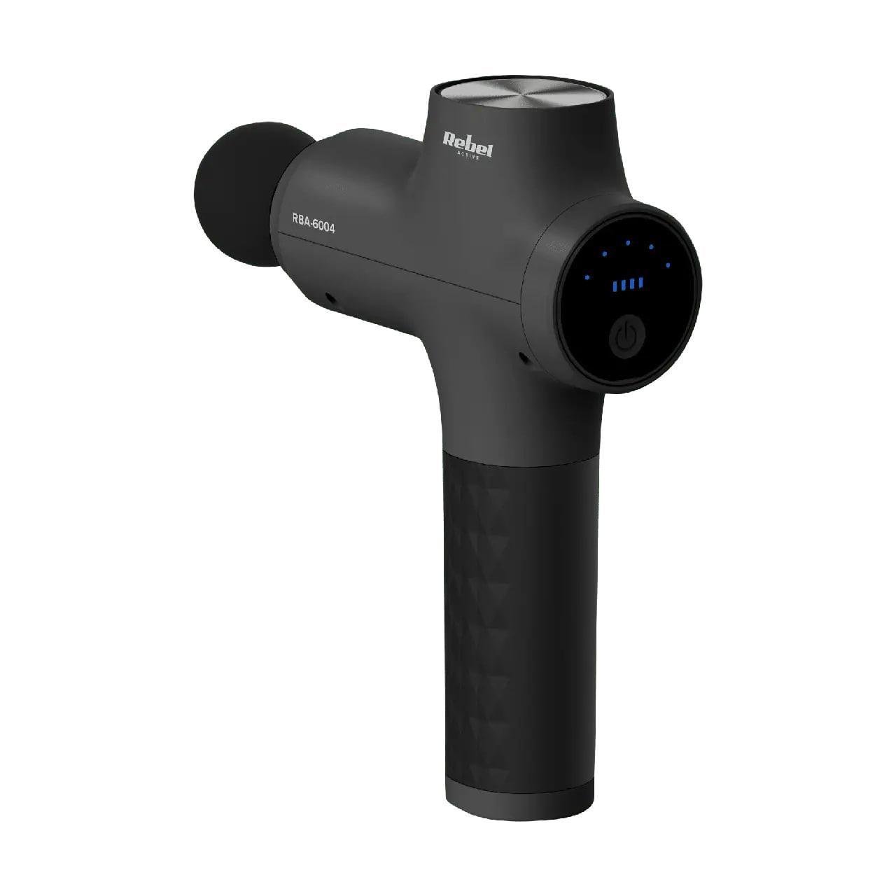 Масажний пістолет Rebel ACTIVE 60 Вт LED-індикатор і 8 насадок АКБ 1800 мАг і кейс - фото 2 Масажний пістолет Rebel ACTIVE 60 Вт LED-індикатор і 8 насадок АКБ 1800 мАг і кейс - фото 2