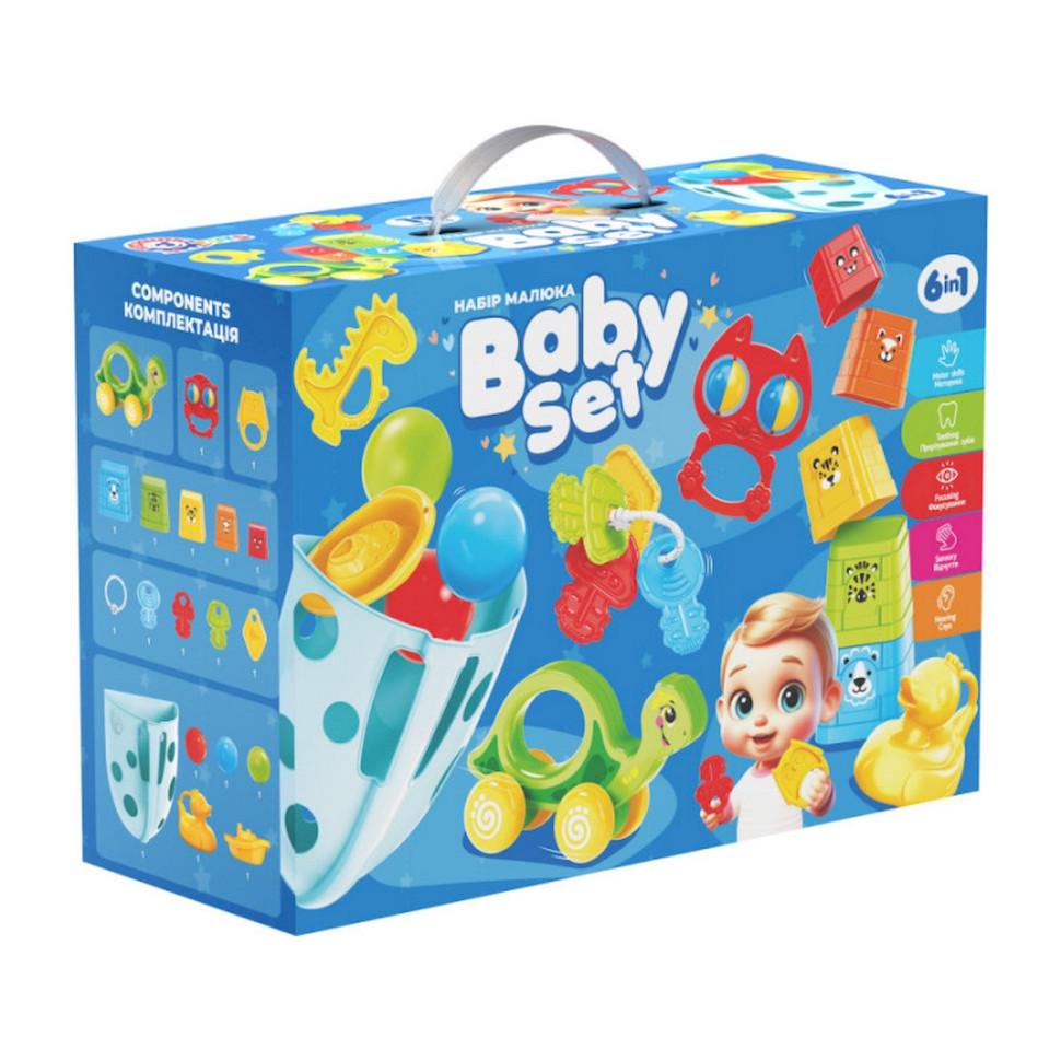 Детский подарочный набор Baby set 6 в 1 3274TXK пирамидка/органайзер для ванной (2990439300)