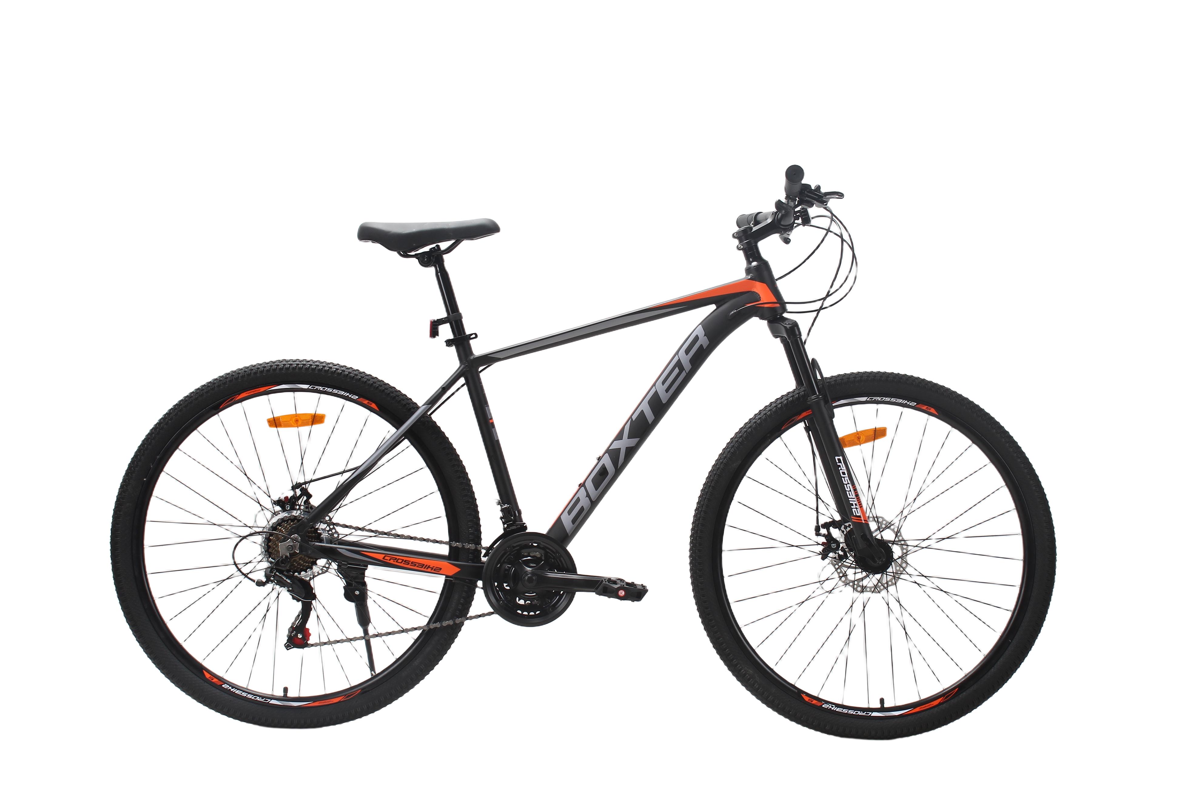 Велосипед CrossBike BOXTER 29" 19" Чорно-помаранчевий