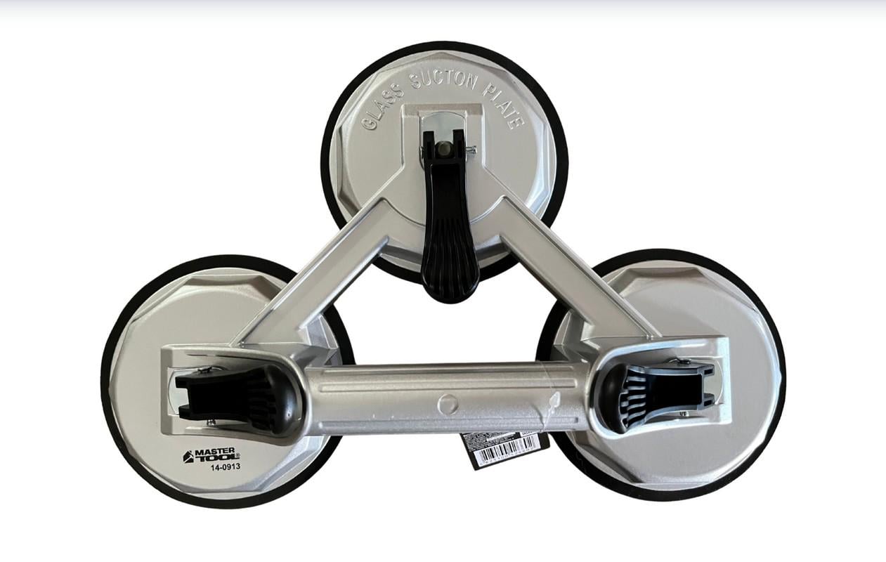 Держатель для стекла MasterTool вакуумный 118 мм 3в1 150 кг алюминий (14-0913)