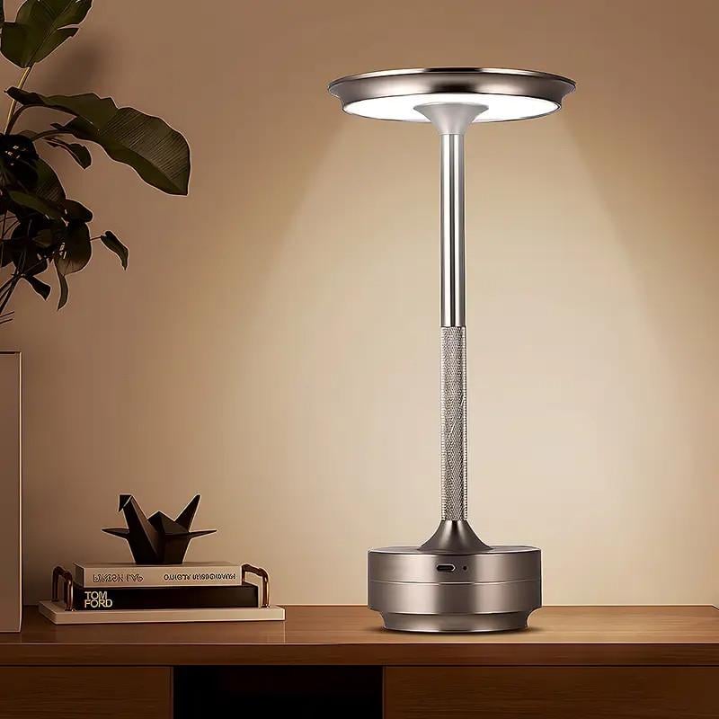 Лампа настольная с аккумулятором Touch Tricolour Flying Saucer Table Lamp - фото 8