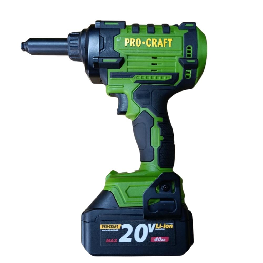 Пістолет заклепувальний Procraft PRG20 акумуляторний (28078979)