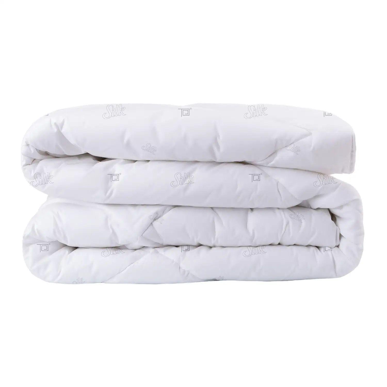 Одеяло всесезонное гипоаллергенное ТЭП с соевым волокном 350 г/кв. м полуторная 150x210 см Белый (11930150210)