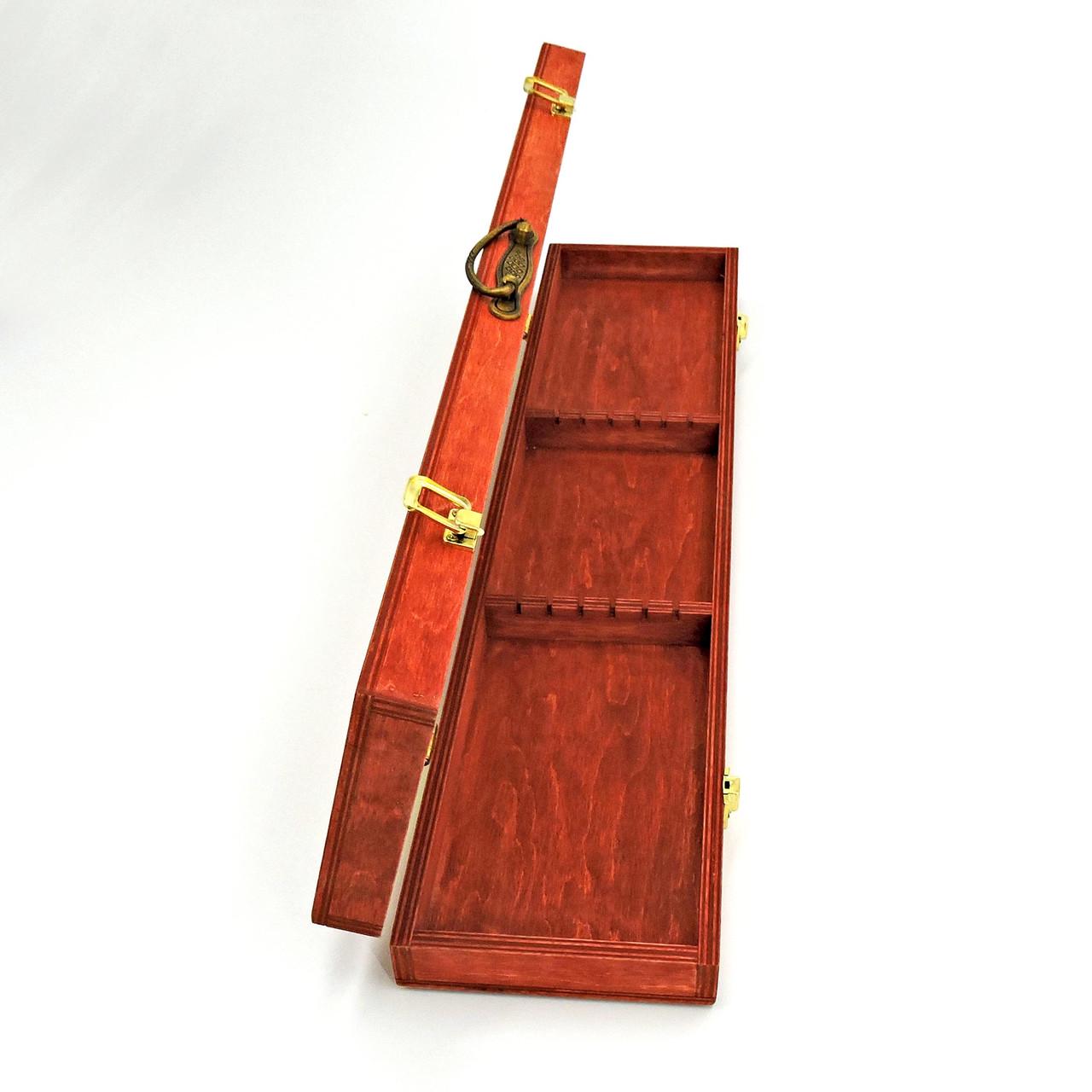 Пенал для шампуров из дерева Портер Коралл (ПША-000214) - фото 8 Пенал для шампуров из дерева Портер Коралл (ПША-000214) - фото 8