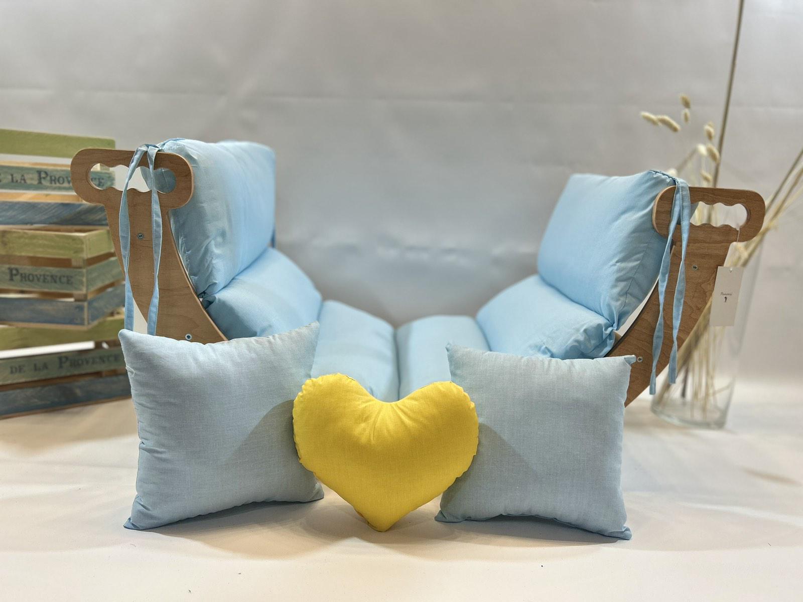 Дитячий тренажер з матрасом Paradox Арка Піклер з натурального дерева (290120239) - фото 6