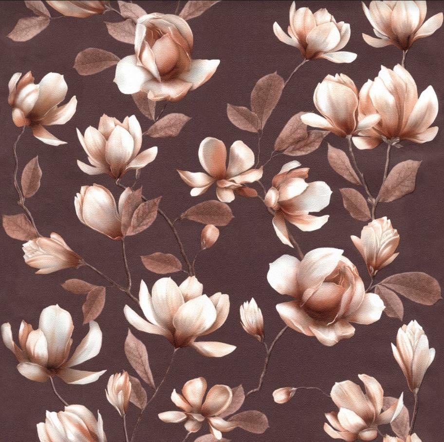 Обои тисненные Эксклюзив Люкс на бумажной основе 0,53х10,05 Коричневый (069-08)