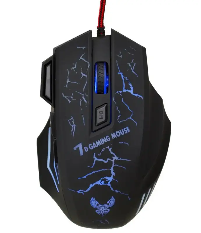 Мышь игровая USB проводная RGB-подсветка Gaming mouse X7 (24345725) - фото 5