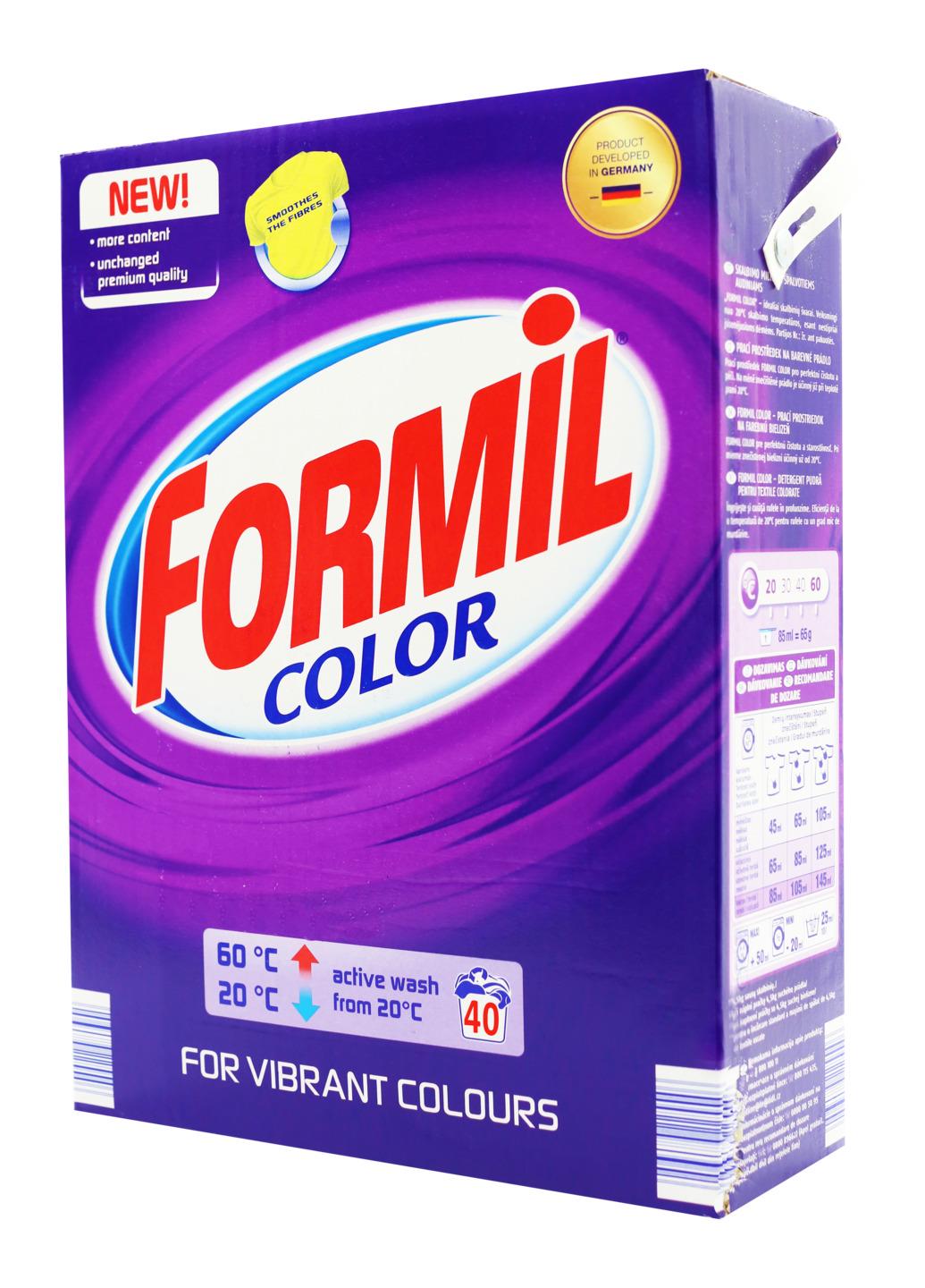 Порошок для стирки Formil Color 40 стирок 2,6 кг - фото 2