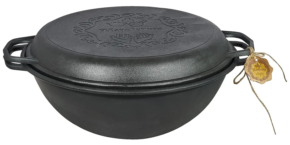 Котел-кастрюля чугунная для костра Наша Майстерня 8 л (2375011513)