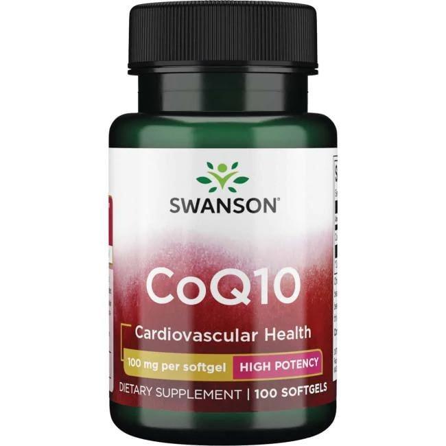 Коензим Q10 Swanson Ultra CoQ10 для здоров'я серцево-судинної системи 100 гелевих капс. 100 мг (1404471571)