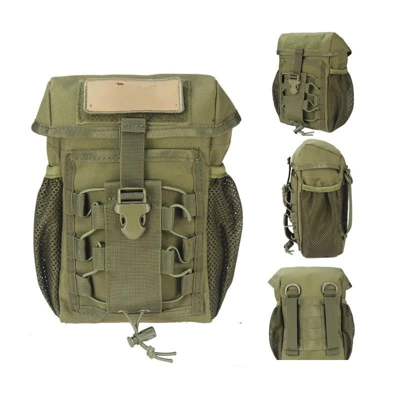 Подсумок-аптечка 600D Molle водонепроницаемая Олива (2076) - фото 4