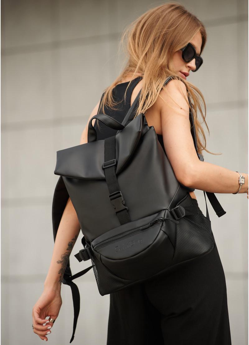 Рюкзак женский Sambag Rene Double 37х31х14 см Черный (27151001r)
