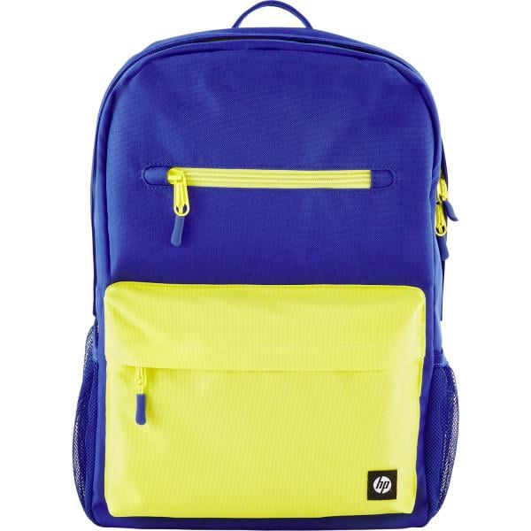 Рюкзак для ноутбука водонепроникний HP Campus Blue 15,6" Синьо-жовтий (7J596AA)