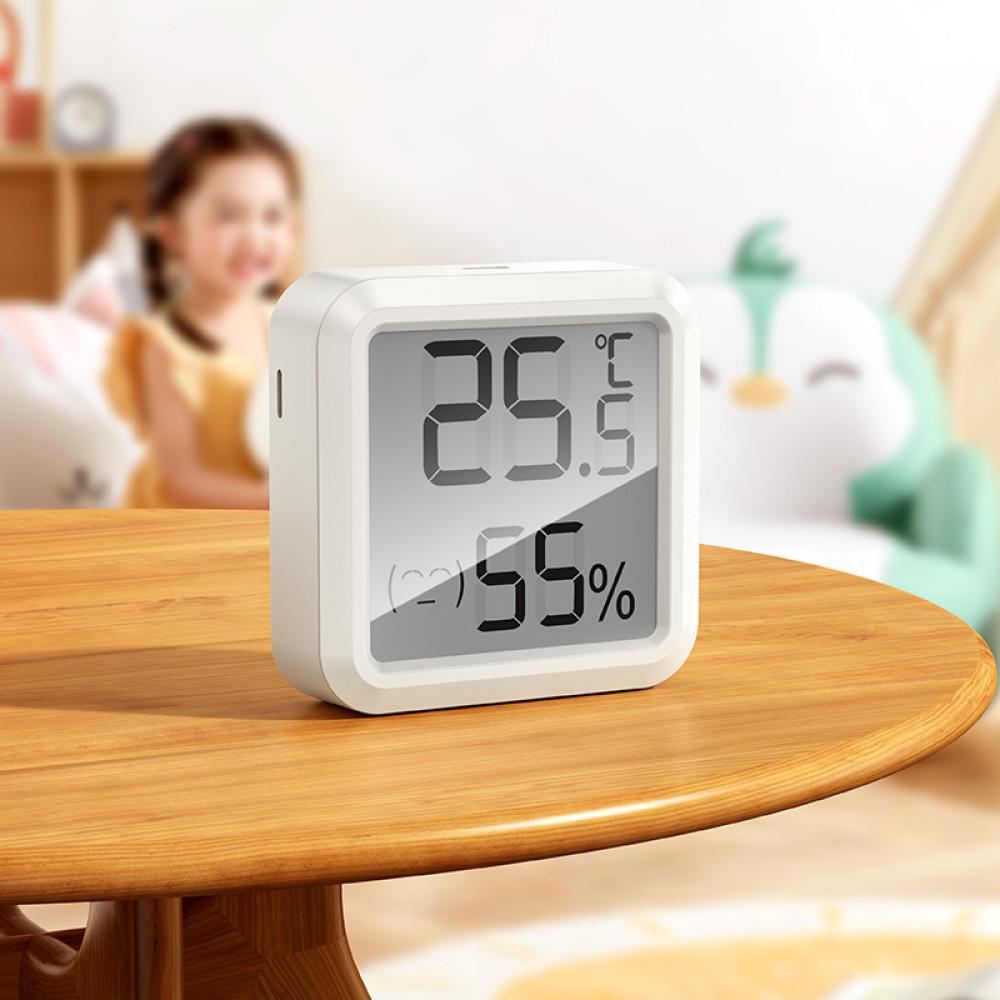 Термогигрометр электронный Hoco 2в1 Белый (HX40) - фото 7 Термогигрометр электронный Hoco 2в1 Белый (HX40) - фото 7