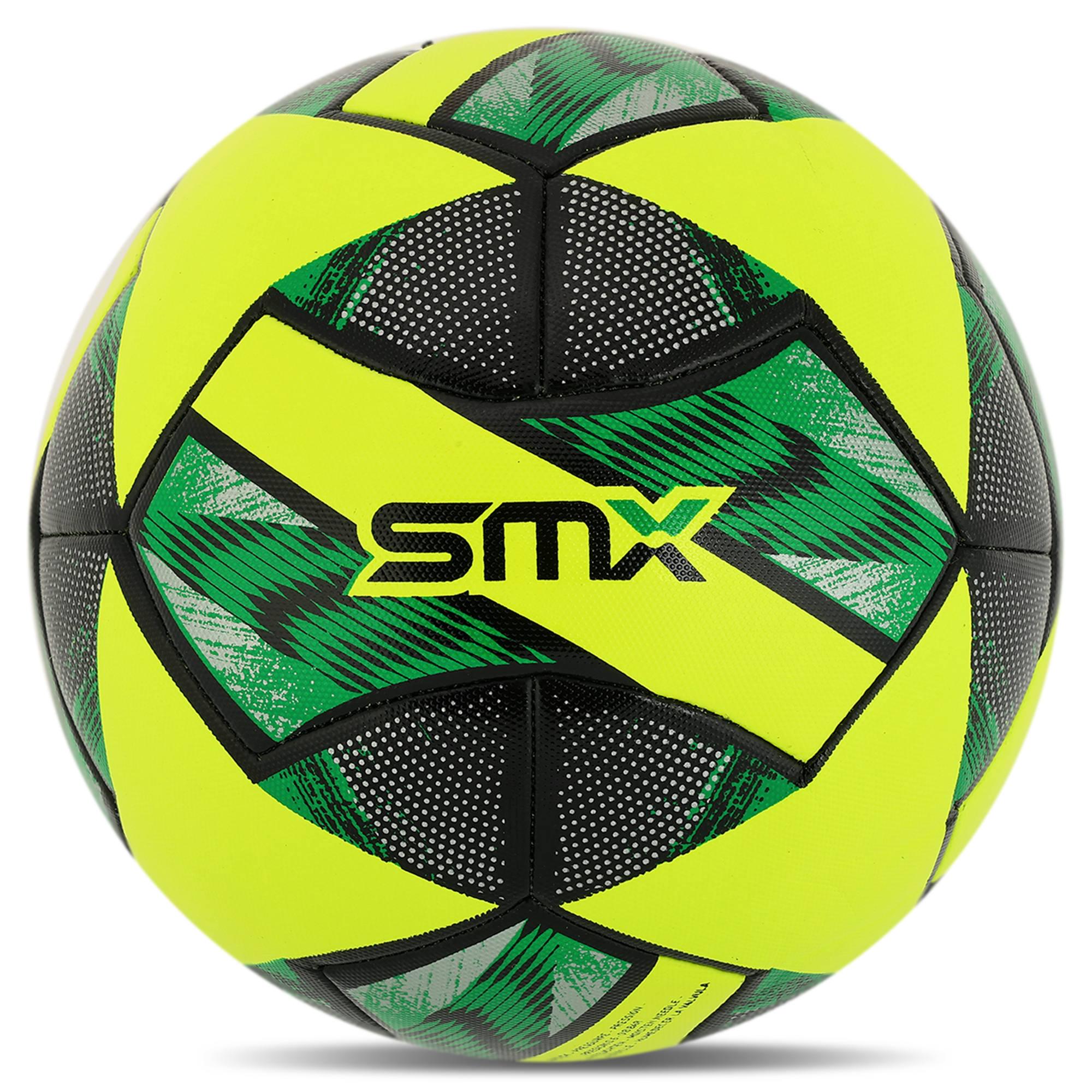 Мяч футбольный ламинированный SOCCERMAX HYBRID FB-4126 гибридная сшивка PU №5 Желтый-зеленый (FB-4126_Желтый-зеленый) - фото 2