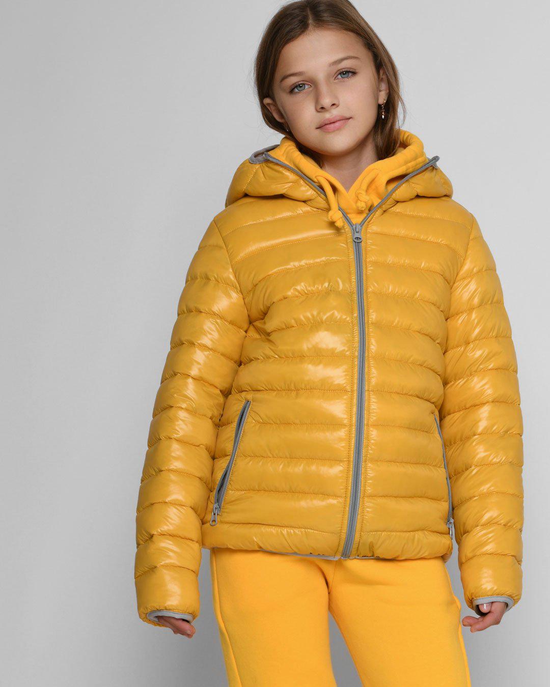 Куртка X-Woyz DT-8340-6 р. 40 Желтый (2000002435921) - фото 5 Куртка X-Woyz DT-8340-6 р. 40 Желтый (2000002435921) - фото 5
