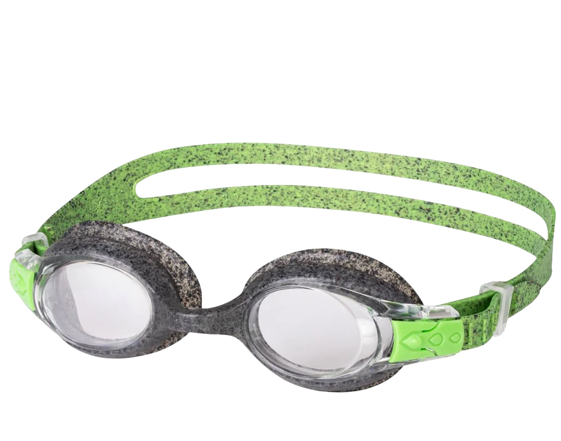 Очки для плавания детские Aqua Speed AMARI RECO 60517 OSFM Черный/Зеленый (24013882)