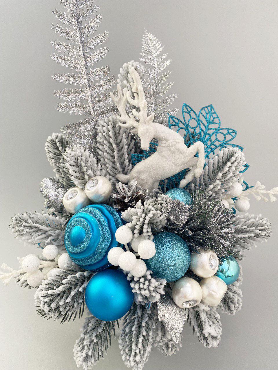 Новогодняя композиция Зимний лес - фото 3