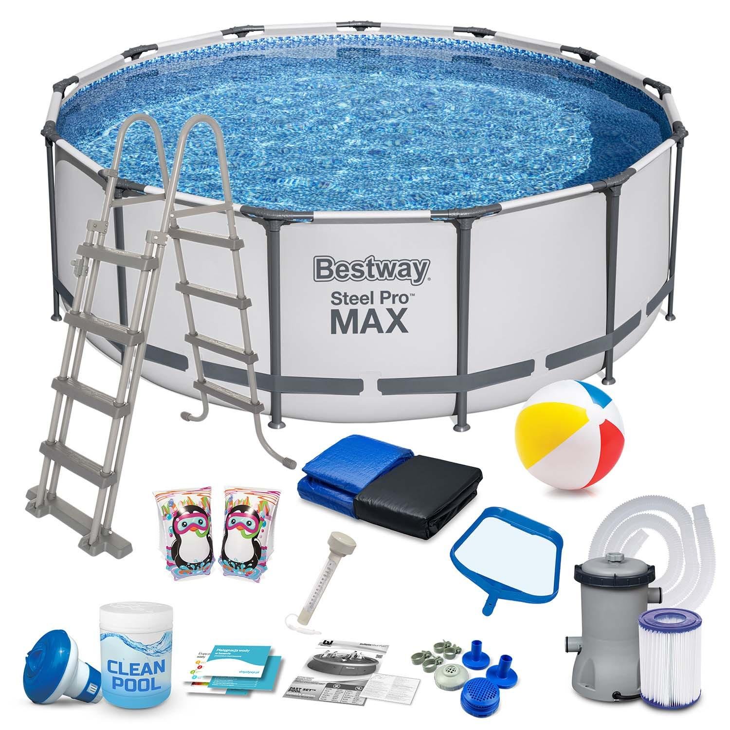 Бассейн каркасный Bestway 5618W 18в1 396x122 см (409456)