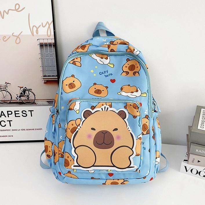 Рюкзак детский Капибара 10496 Голубой (27484951)