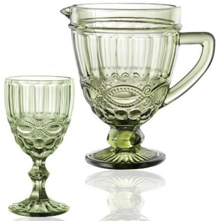 Набір для напоїв Elodia Вінтаж 6 шт. 340 мл та глечик 1,15 л - фото 2 Набір для напоїв Elodia Вінтаж 6 шт. 340 мл та глечик 1,15 л - фото 2