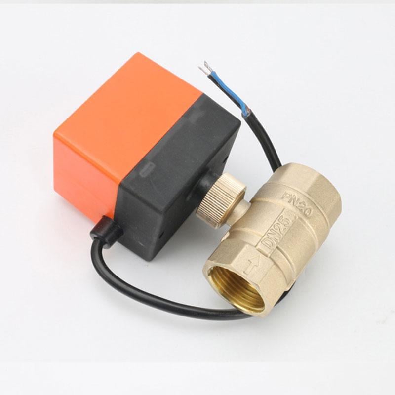 Клапан моторизований латунний кульовий 220В 1" - фото 2 Клапан моторизований латунний кульовий 220В 1" - фото 2